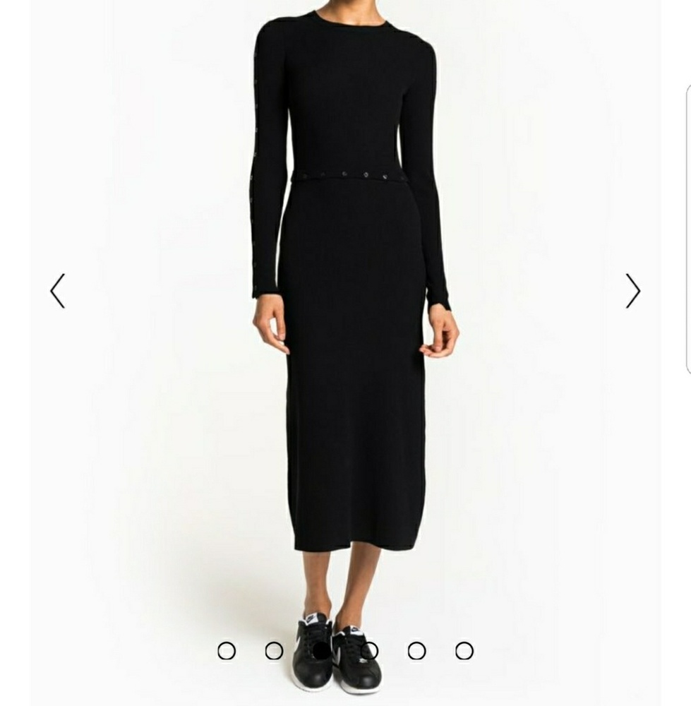 SOLD Buttoned Sweater Midi Dress SOLD